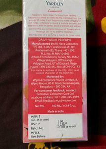 ❤‍🔥New Yardley London Mist Orchid &amp; Violet Perfum