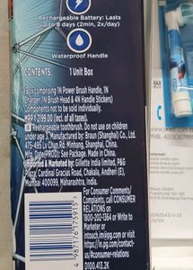 Spider Man Kids Rechargeable Electric Toothbrush