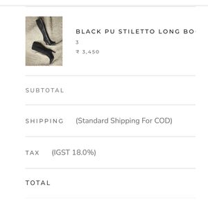 TRUFFLE COLLECTION BLACK PU STILETTO LONG BOOTS