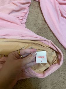 Pink Long Sleeve Dress