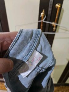 Light Wash Denim Shorts