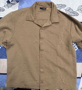 Louis Vuitton Monogram Brown Shirt (boxy fit)