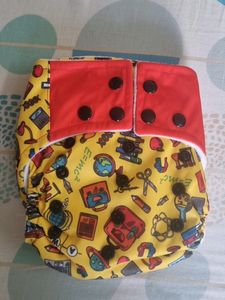 Cloth Diapers For Babies Reusable 2 Nos
