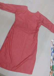 Coral Red Kurta