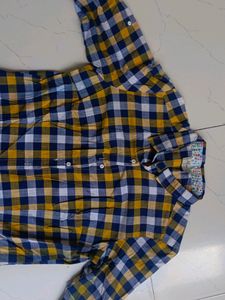 Price Drop!! Checked Shirt For Woman