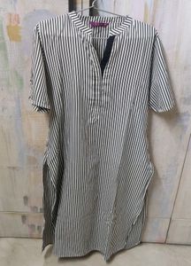 Black And White Kurta