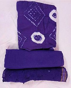 Bandhani Suit Dress Material Pure Cotton