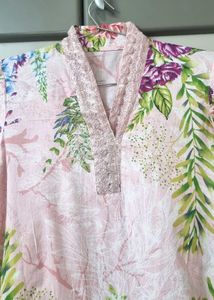 Floral Print Kurta Set