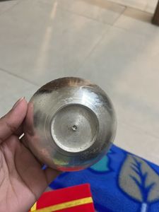 Silver Bowl with Spoon