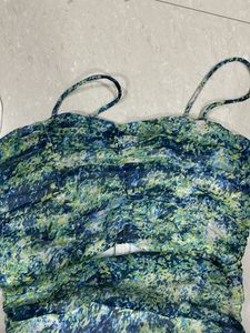 Green Floral Dress