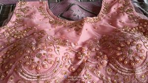 Peach Colour Lahenga
