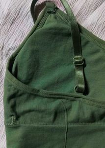Women&#39;s Lightly Padded  Full Coverage Solid Top