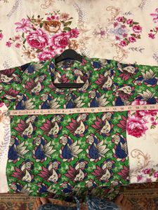 Green Kalamkari Kurta