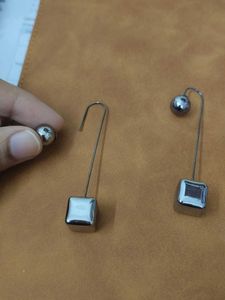 Silver Tone Drop Earrings