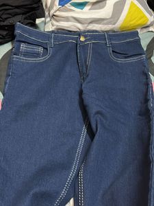 Dark Blue Denim Jeans
