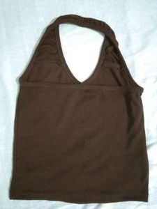 Brown Halter Top