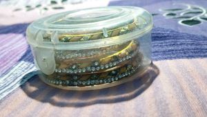 Elegant Gold-Tone Bangle Set