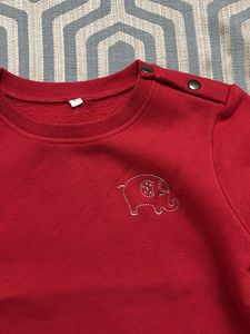 Red Kids&#39; Sweatshirt elephant