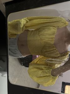 Yellow Long Sleeve Top
