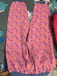 Pink Floral Print Lounge Pants