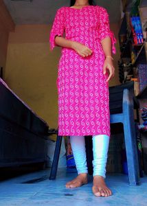 Pink Patterned Nightgown