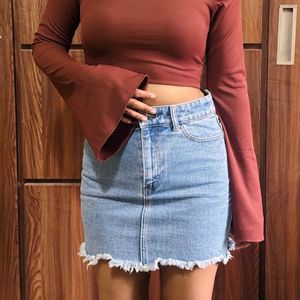 Forever21 Denim Mini Skirt