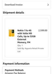 New Nokia 110 4G Keypad Mobile Phone