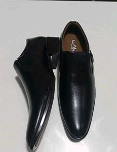 Black Leather Monk Strap Dress Shoes