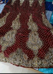 Maroon Embroidered Lehenga Choli