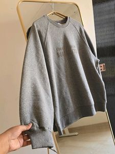 ZARA Oversized Sweatshirt with Slogan