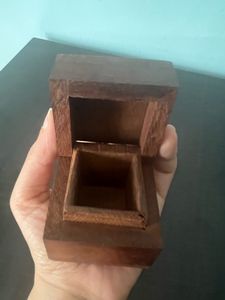 Small Carved Wooden Box