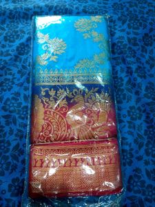 Blue Saree