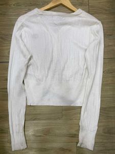 White Cardigan Top (Read Description) FIX RATE