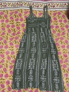 Boho Chic Green Maxi Dress