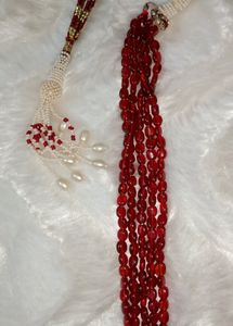 Attractive Reddish Mehroon Mala Beads