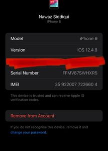 Iphone 6 (Damaged)