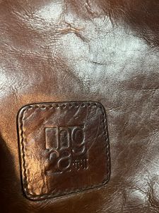 Collector’s Leather Bag With Artwork