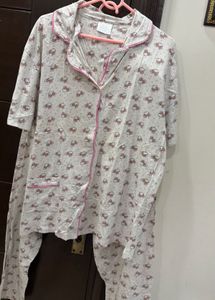 Cute Printed Pajama Set