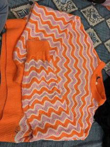 Stylish Patterned Knit Sweater