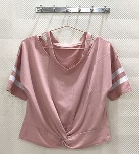 Cute Everyday Pink Top With Double Straps