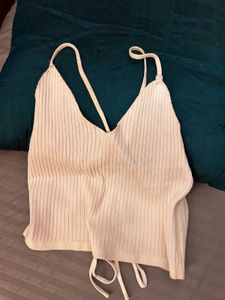 Urbanic Backless Crop Top For Women