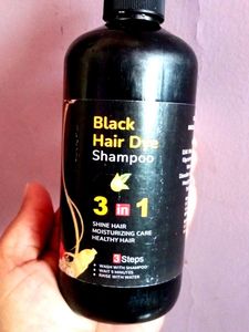 Black Hair Dye Shampoo 2pc Combo