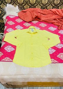 Yellow Shirt Size- M