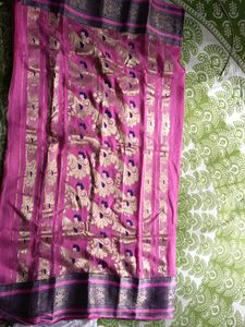 Elegant Pink Saree