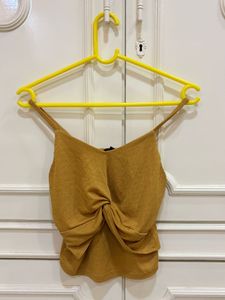 Cute Mustard Crop Top