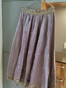 Lavendar Silk Lehenga Blouse