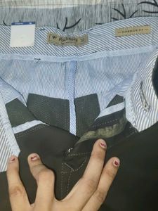 Slim Fit Black Trousers