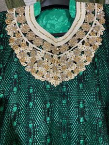 Green Kurta Set