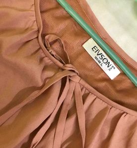 Ruffled PeachTunic Top Bust 36