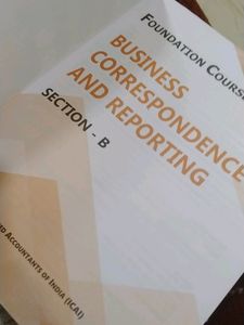 CA Foundation BCR Book